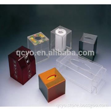 Hotel Supply Acrylic Tissue Box Napkin case
